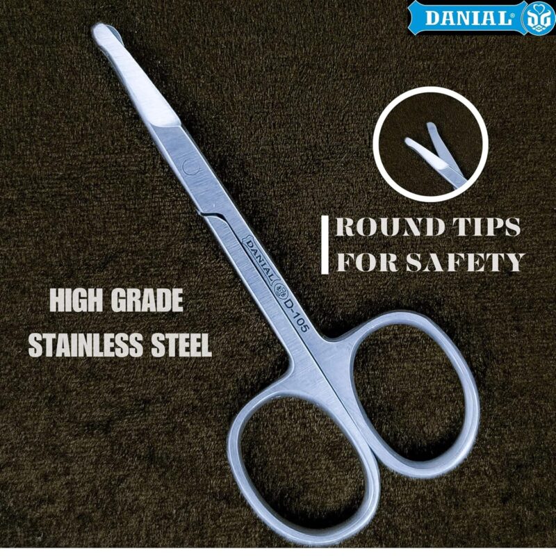 Stainless Steel Nose Hair Scissor 4 Inch - Image 2