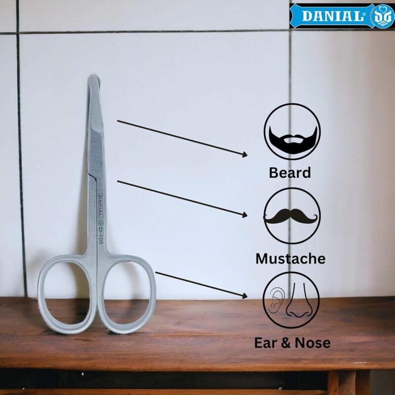 Stainless Steel Nose Hair Scissor 4 Inch - Image 3