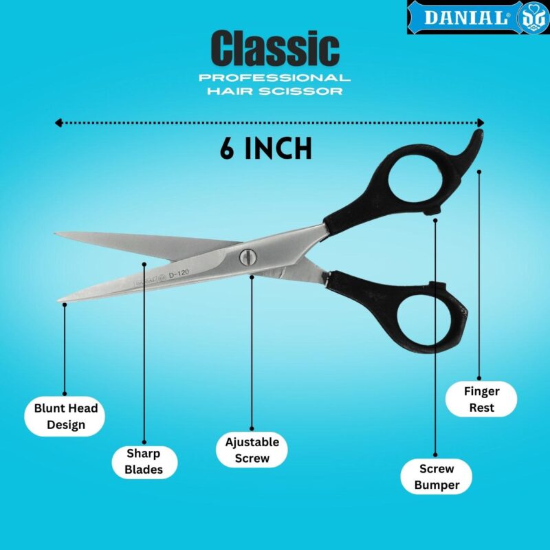 DANIAL SCISSOR 6" PLASTIC HANDLE BLYSTER PACKING - Image 4