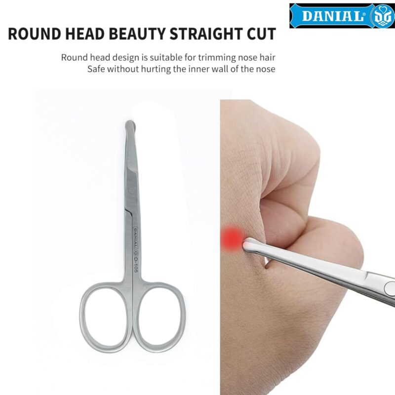 Stainless Steel Nose Hair Scissor 4 Inch - Image 5