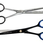 DANIAL Super Cut Black With Single Blade Thinning Scissors 6.5"