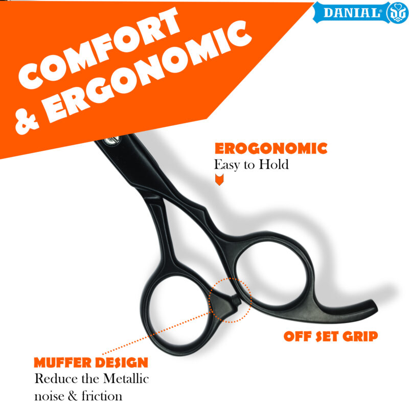 DANIAL RELAX SCISSOR 7" BLACK - Image 2