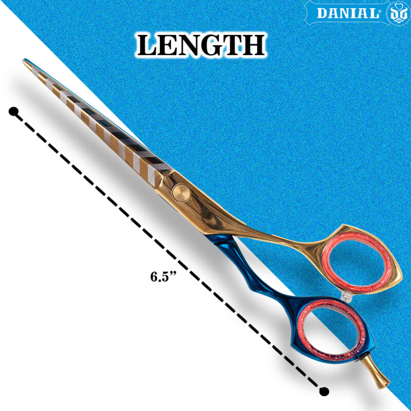 DANIAL BLUE & GOLD SCISSORS 6.5" - Image 4