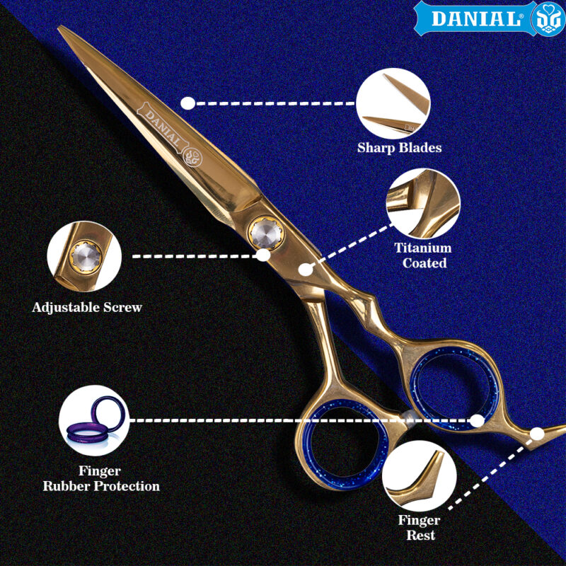 DANIAL GOLD SCISSORS 6.5" - Image 4