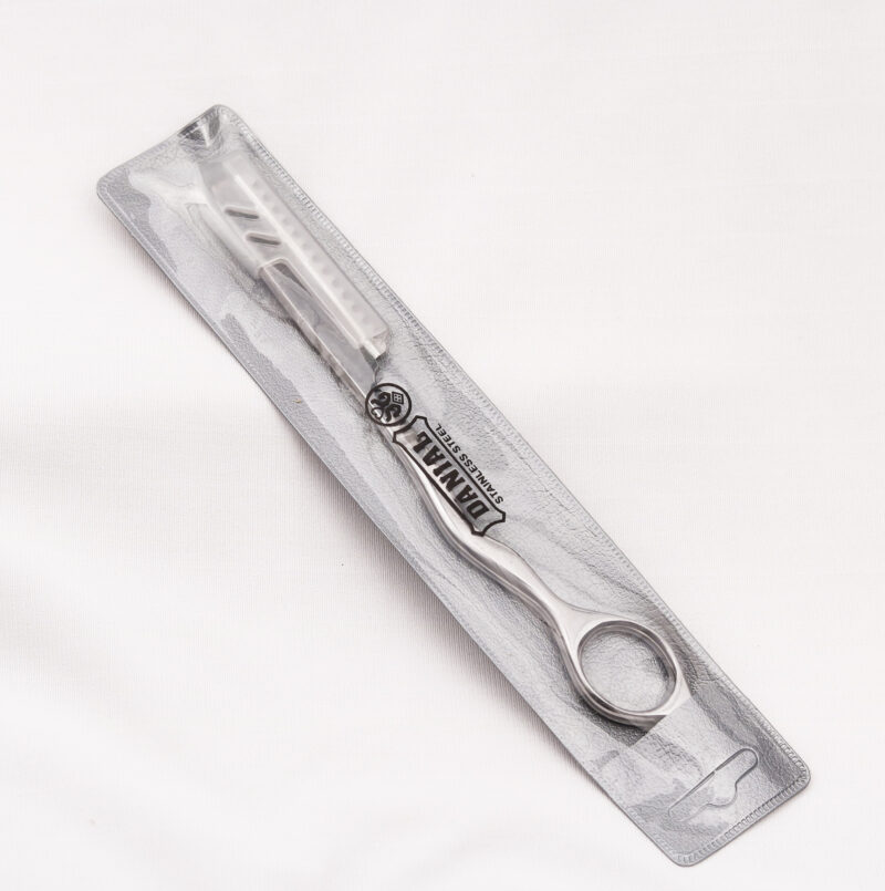 DANIAL Hair Styling Thinning and Texturizing Razor Silver - Image 4