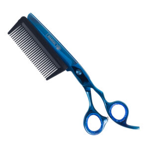 DANIAL TITANIUM COATED SCISSOR WITH ATTACHED COMB 6.5 INCHES