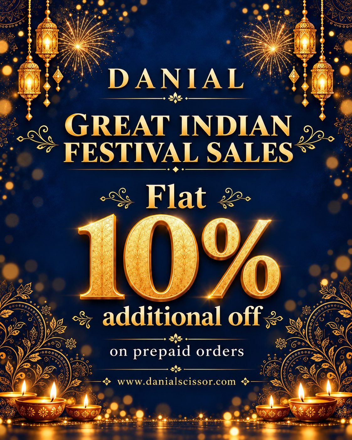 DANIAL royal blue 10% festive sale copy