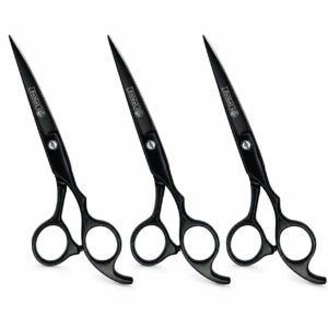 DANIAL SMART SCISSOR 6.5" BLACK SET OF 3